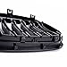 Black Performance Style Kidney Grille Compatible with X3 X4 2018-2021 G01 G02 Front Hood Grill Insert Replacement(2pc set Gloss Black Single Slat)