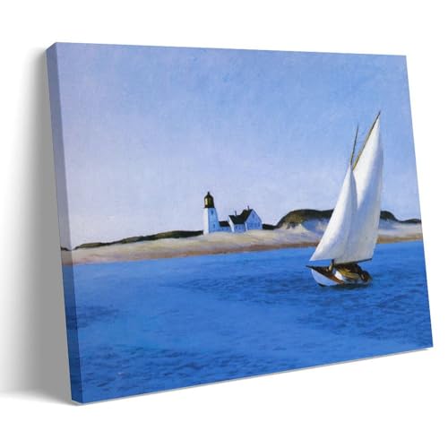 Edward Hopper La longue jambe impression sur toile décoration murale salon 20x30 cm