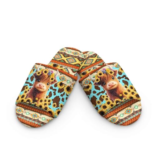 Open Toe Slippers for Women Men House Shoes Warm Comfy Bedroom Slippers for Adult2