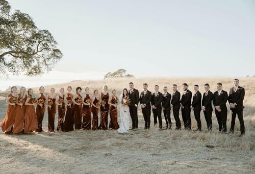 Mens Suit 3 Pieces Formal Tweed Herringbone Dress Suit Prom Tuxedos Groomsmen(Blazer+Vest+Pant)3