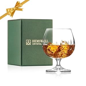 Hemswell Crystal Brandy-Glaskelch mit Geschenkbox
