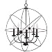 Kira Home Orbits II Large 24" 5-Light Modern Sphere/Orb Chandelier Bronze