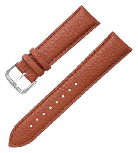 Bracelet de montre 20 mm en cuir souple pour remplacer sangle usée