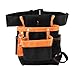 8 Pockets Tool Pouch, Utility Organizer Pouch Waist Bag for Tools, Adjustable Belt Work Apron for for Technician Maintenance Electrician Carpenter Woodworker Roofing Hardware Tools(SIZE:9.45x9.84inch)