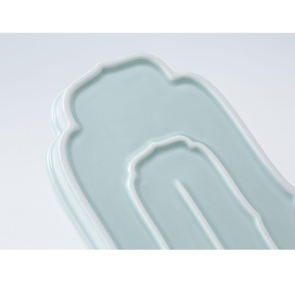 Ciotole per Snack Piatto Cinese Rettangolare in Ceramica in Stile Cinese for Il tè pomeridiano, Snack for Hotel, stoviglie for la casa Ciotole per Snack e Salse (Color : B)