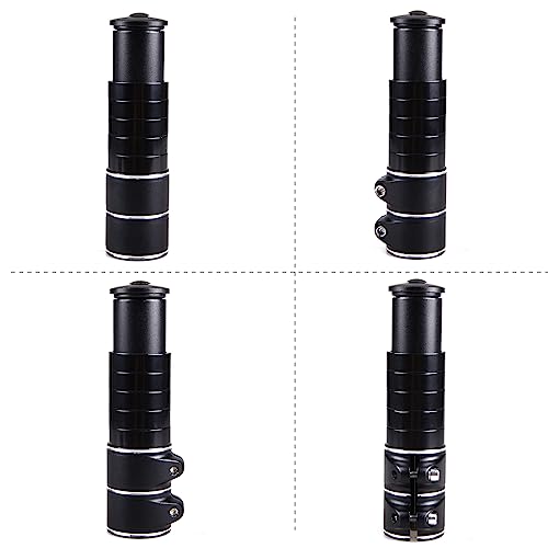 Bike Fork Stem Bicycle Extender Handlebar Riser Adaptor 123mm Black Silvery - Bild 39 von 43