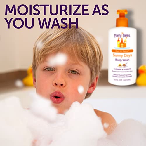 Fairy Tales Sunny Days Chlorine Removal Body Wash, For All Age Swimmers - After Swim Chlorine, Salt And Sunscreen Removal - No Harsh Chemicals Or Toxins - Easy To Use Pump - 16Oz #TOP6