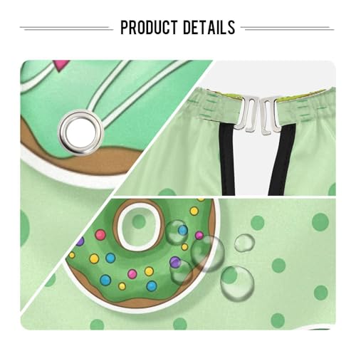 Capa impermeable profesional para corte de cabello verde con cierre ajustable miniatura 4