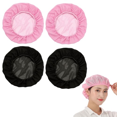 CHDZSW Redecilla para el pelo, protección del pelo para la noche, gorro para dormir, Negro , 35-39
