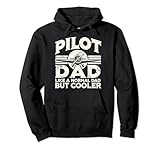 pilot dad | aereo, aviazione uomini & papà, aerei & aereo felpa con cappuccio
