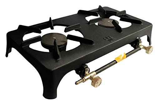 DOUBLE CAST IRON GAS BOILING RING - FOR USE WITH PROPANE OR BUTANE