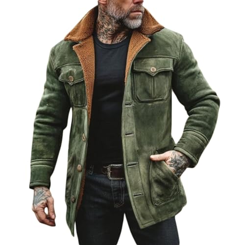 Blouson steampunk homme gothique - Anorak doublé polaire chaud