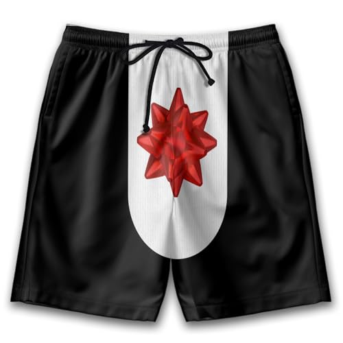 Christmas Mens Bathing Suits - Beach Shorts for Mens Festival Lover Swim Trunks Board Shorts Swimwear Set 33