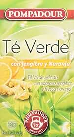 COMPRAR Pompadour Té Verde, Jengibre y Naranja, 20 Bolsitas, 35g