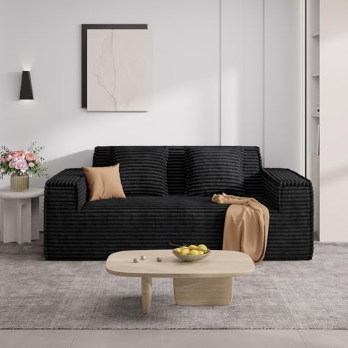 75'' Cloud Loveseat Sofa, No Assembly Required Comfy Deep Seat Couches 1 pcs for Living Room,...