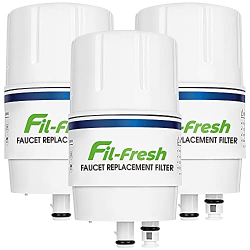 Fil-fresh 3 Pack Faucet Filter Replacement, Compatible with All Brita Faucet Water Filter, Brita 36311 On Tap Water Filtration System