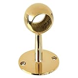 Lavi Industries 00-332/1 Polished Brass Ball Center Post Bracket 1