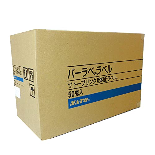 Amazon | サトーバーラベラベル白無地サーマル紙標準フリー仕様