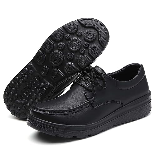 Image of Nurse Shoes for Women Nursing Shoes Zpatos para Trabajar en Restaurante de Mujer Flats for Women
