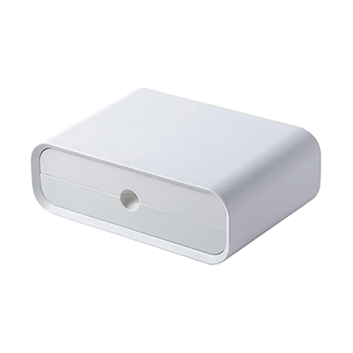 HOMSFOU Soporte Multifuncional para Pantalla de Computadora, Estante Blanco