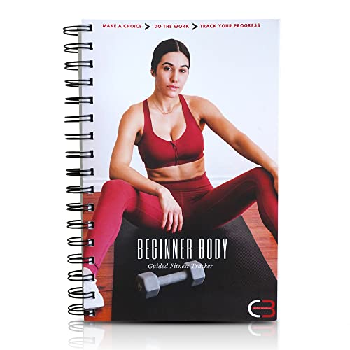BodybyCarabella Beginner Body - Guided Fitness Journal For Beginners, 8 Week Step by & Nutrition Planner with Daily Workout Routines Provided Track Weight Loss Health Carabella Riazzo