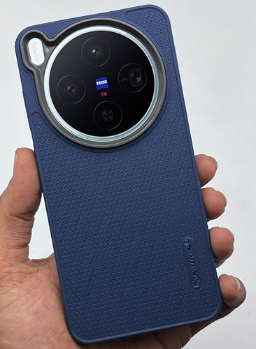 Image of NIUKIN Grip Guard Case for Vivo X300 5G | Camera Ring | Shockproof Scratchproof Cover (Titanium Blue)