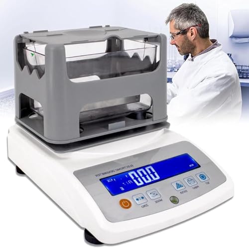 Densimetro digitale per solidi, alta precisione 0,001 g/cm3, ideale per laboratorio e controllo qualità industriale