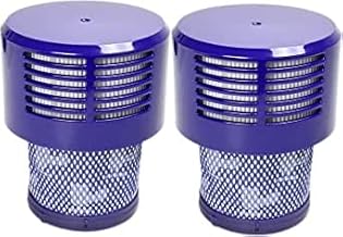 2PCS Filter Replacement for Dyson V10 Filter Cyclone Series, V10 Animal, V10 Absolute, V10 Total Clean, SV12 Vacuum Cleaner, Compatible with No. 969082-01 Filter Parts Reusable and Washable