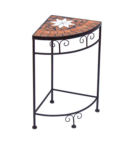 DanDiBo Tabouret porte-fleurs Merano Mosaïque 12013 Support de fleurs 52 cm Tabouret Etagère d'angle Table
