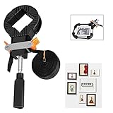 Band Strap Clamp Rahmen Bandspanner,Aluminium Winkelspanner Einstellbare Ecke Clamp Band Strap für Bilderrahmen, Schublade DIY Handwerkzeuge Eckklemme, Holzbearbeitung, Bohren und Möbelbau