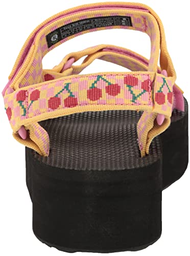 Teva Women's Flatform Universal Sandal, Picnic Cherries Rosebloom, 7 #TOP2