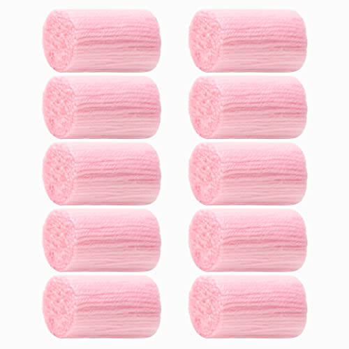Image of Beyond Your Thoughts DIY 27 Colors 10Pcs 2 in Latch Hook Kits Yarn Bundles for Kids Adult Handmake Craft Sewing Knitting YarnBlush
