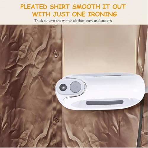 Image of Portable Handheld Garment Steamer | 1000W Foldable Mini Travel Steam Iron | 160ml | Iron Rest Pads | Heat Resistant | Anti-Slip Mat | Protective Waterproof Insulation Mat | Assorted