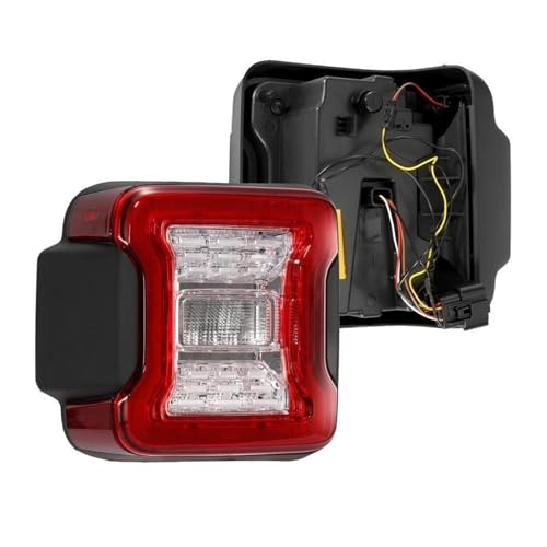 Faro trasero Jeep Wrangler JK 2007-2017 acabado rojo USA 3