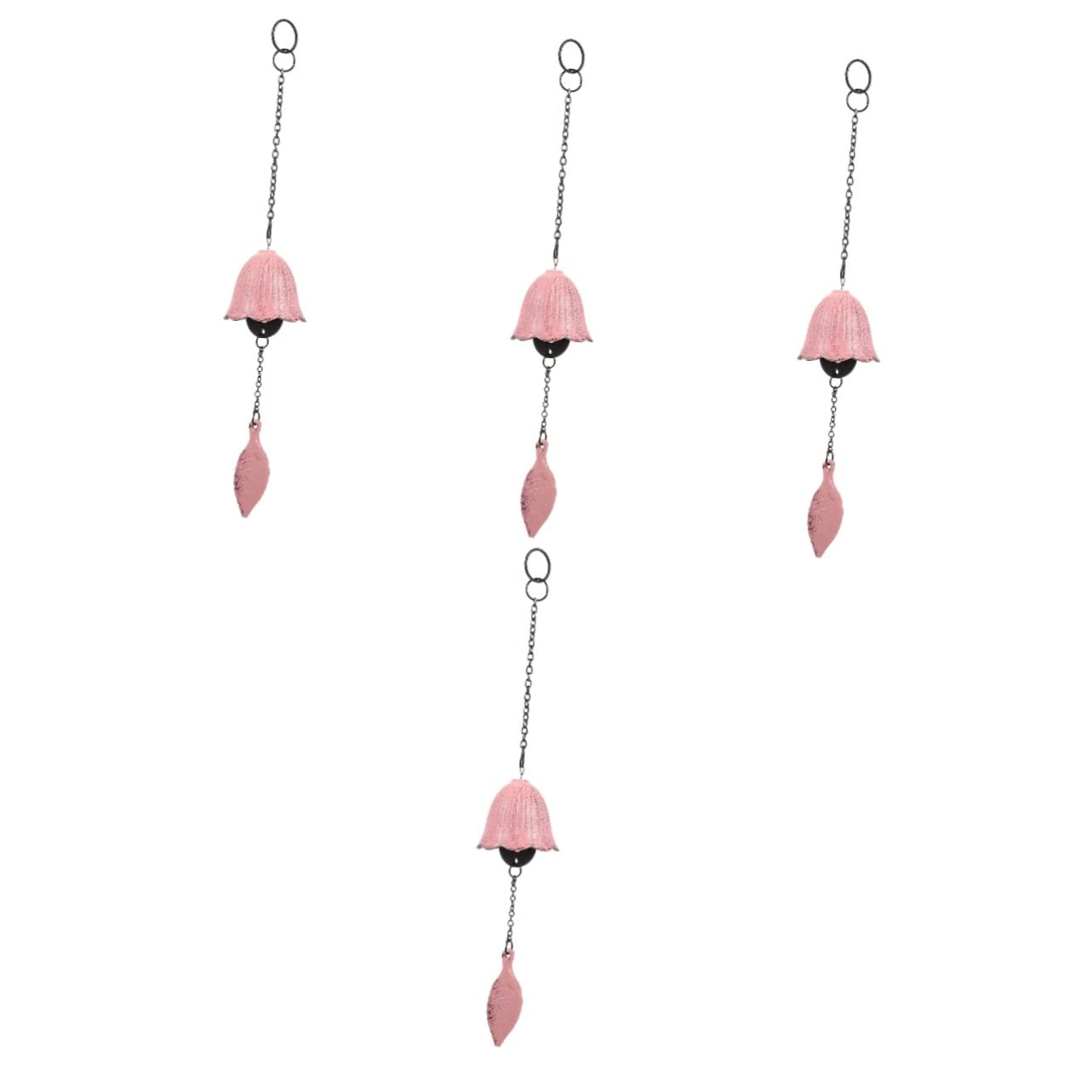 Carillon à vent cloche suspendu extérieur en fer pour balcon et jardin
