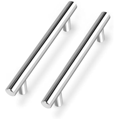 Probrico Polished Chrome Cabinet Door Handles Cover