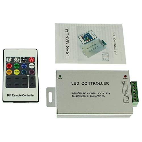 RGB LED RF 20Key Controlador 12...24V 144W RGB; 4-Pin
