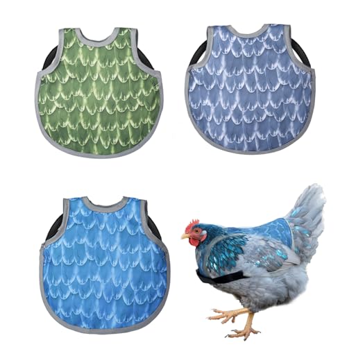 Chicken Saddles for hens，Adjustable Waterproof Hen Chicken