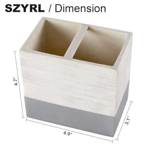 Toothbrush-and-Toothpaste-Holder-for-Bathroom-Countertop-Organizer-Anti-Slip-Electric-Toothbrush-Holders-Vanity-Caddy-Storage-for-Family-Kids-Shower-Kitchen Toothbrush and Toothpaste Holder for Bathroom Countertop Organizer Anti Slip Electric Toothbrush Holders Vanity Caddy Storage for Family Kids Shower Kitchen