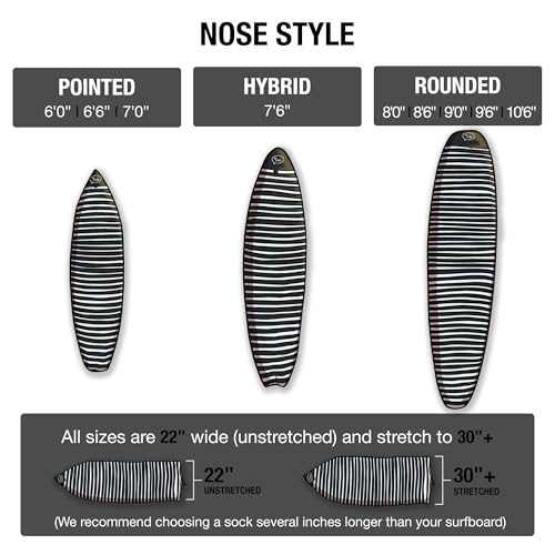 image for Ho Stevie! Surfboard Sock Cover - Light Protective Bag for your Surf B