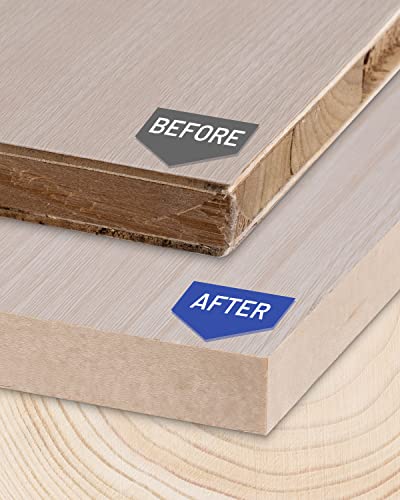 Image of Maple Edge Banding, 3 /4 inch X 50ft Roll Real Maple Wood Veneer Edging, Flexible Pre-glued Plywood Edge Banding Strips with Strong Hot Melt Adhesive Iron-on Edgebanding for Furniture Restoration