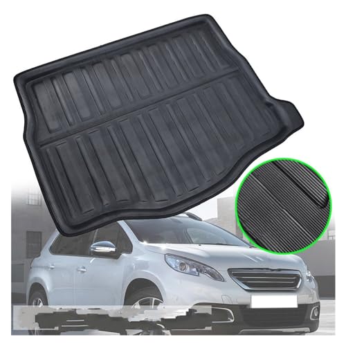 Forro Maletero para Peugeot 2008 2013 2014 2015 2016 2017 2018 Alfombrilla Protectora para Maletero Trasero Bandeja Alfombra Almohadilla Protectora Barro Maletero Alfombra Alfombrilla - imagen 2