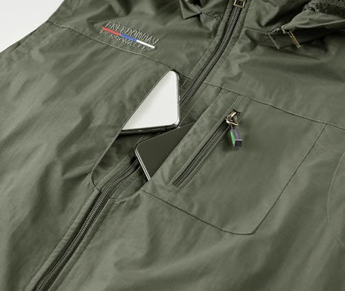 Image of Lightweight Outdoor Vest Jacket for Men, Windbreaker for Golf, Safari, Travel, Fishing, Hiking