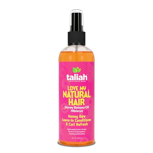 Taliah Waajid Love My Natural Hair Honey Dew Leave-In Conditioner & Curl Refresh 12oz – Moisturizing Spray with Honey & Batana Oil – Hydrating Detangler & Curl Refresher for Natural, Curly, Coily Hair - Image 2