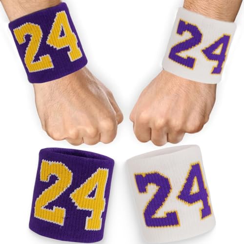 VJUYSW - 2 Pièces Absorbants Poignet Bandeau Bracelets de Sport pour Enfants Bandeaux de Élastiques en Éponge Coloré Bandeau pour, Course À Pied, Exercice, Football,Basket-Ball