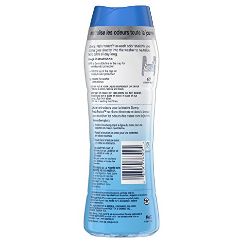 Downy Fresh Protect in-wash Scent Booster Beads, Active Fresh, 10 Fl Oz (Pack of 4) - Thumbnail 4
