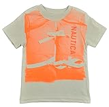  Nautica Little Boys Gray & Orange Fashion T-Shirt