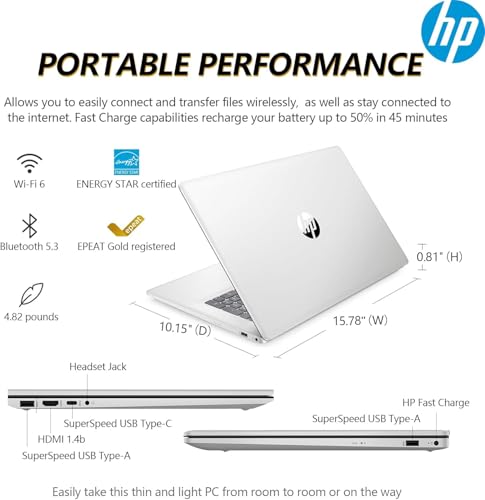 hp Latest 17 Inch Business Laptop 2025, 17.3'' FHD IPS miniatura 6