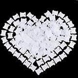 300 Pcs Plastic Floss Bobbins for Embroidery Floss Organizer, Cross-Stitch Bobbins Card Thread Holder, Craft DIY Sewing Storage