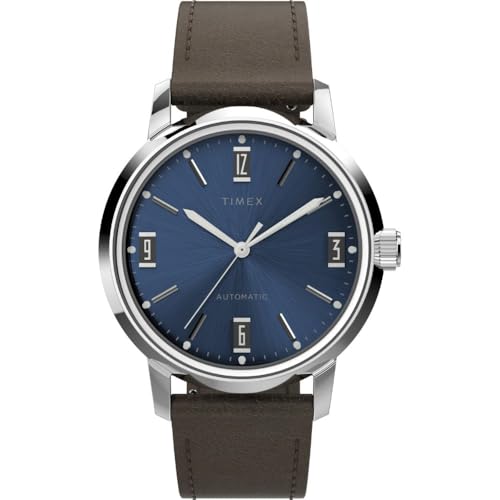 Image of TIMEX Marlin Blue Round Dial Mechanical Automatic Men Watch - TWEG26710